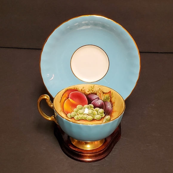 Aynsley Fruit Orchard Tea Cup & Saucer - Picture 5 of 15
